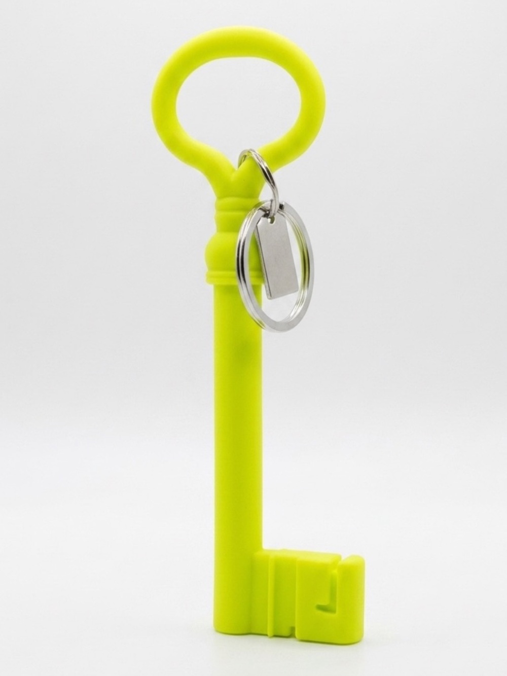 NWT Areaware x Harry Allen Reality Series Italian Church Key Keychain Chartreuse